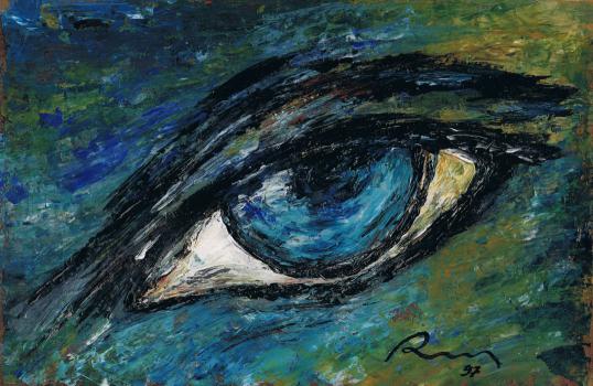 Regard bleu - Nicole Bourgait