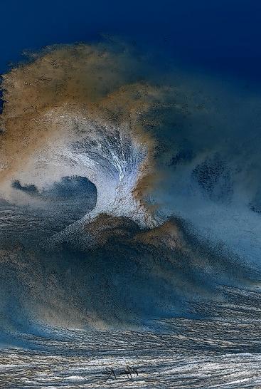 Vague majestueuse - Nicole Bourgait