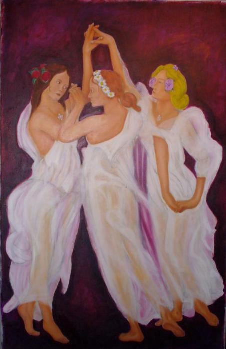 Three Graces of Primavera - Francisco Flores