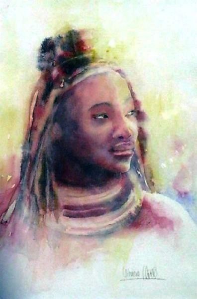 Femme aux colliers - Viviane Micard-Badaroux