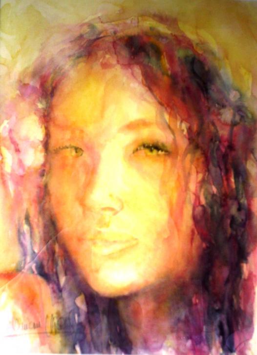 Femme aux yeux d'or - Viviane Micard-Badaroux