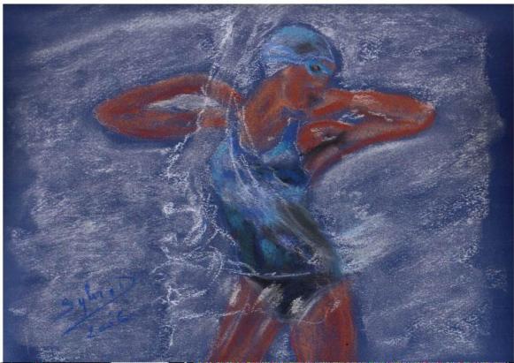 portrait : la douche - Sylvaine Pernice - Cliquer pour afficher en grand