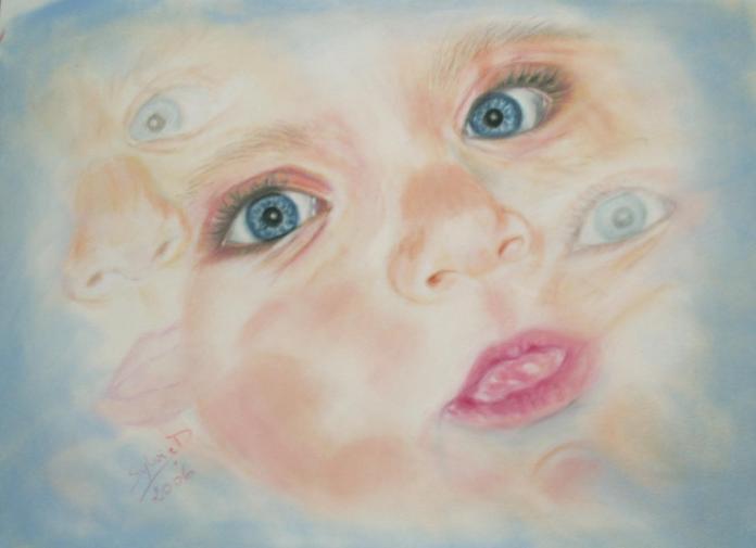 portrait : les yeux de mon amour - Sylvaine Pernice - Cliquer pour afficher en grand