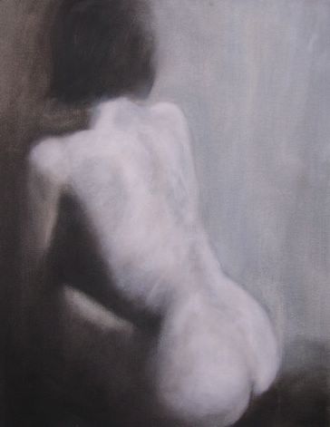 nu bleu assis - Marie-Christine Boulet-Faust