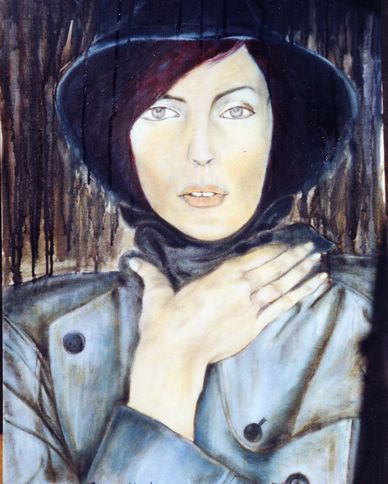 imper bleu - Marie-Christine Boulet-Faust