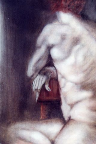 homme assis - Marie-Christine Boulet-Faust