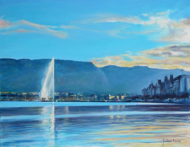 Rade de Genève en hiver n°4 - Philippe Juttens - Click to enlarge