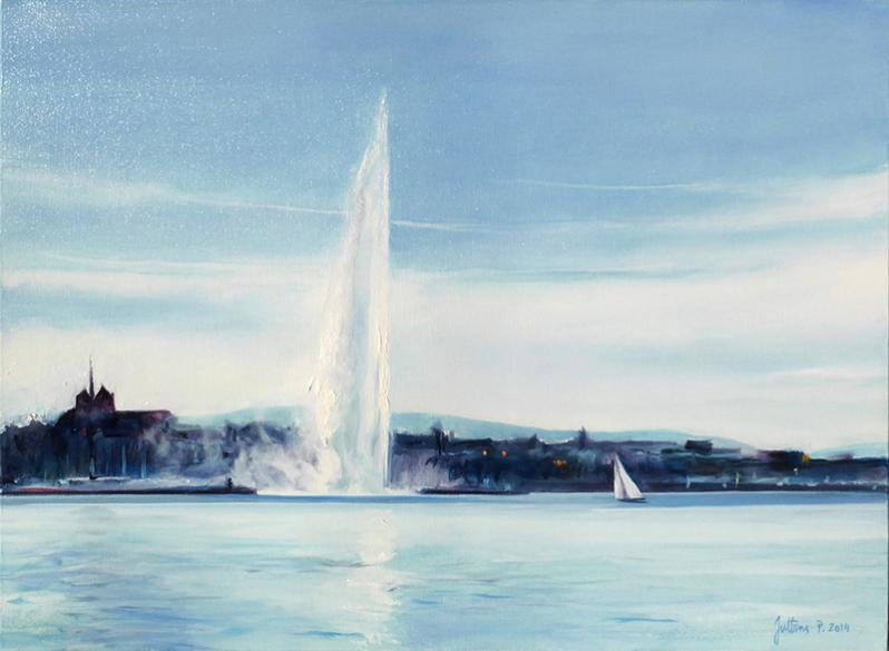 Rade de Genève avec le jet d'eau, la cathedrale et - Philippe Juttens - Click to enlarge