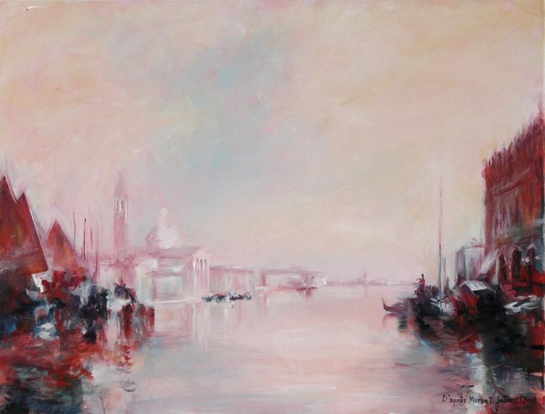 Crépuscule sur san Giorgio Maggiore, Venise - Philippe Juttens - Cliquer pour afficher en grand