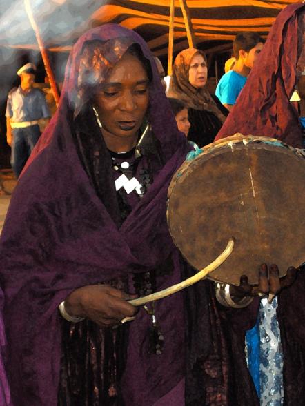 la percutionniste - Mohamed Harireche