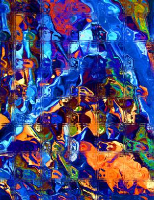 oeuvre abstraite 1 - Mohamed Harireche