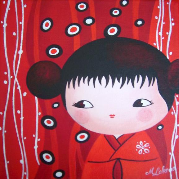 La vie en rouge - Myriam Lakraa - Cliquer pour afficher en grand