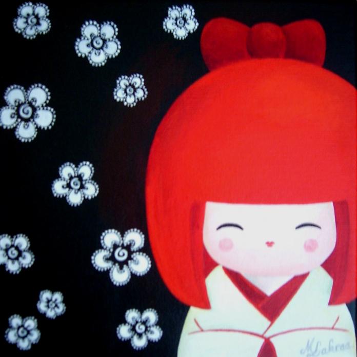 Paisible Kokeshi - Myriam Lakraa - Click to enlarge