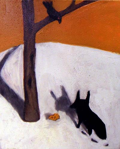 Fox in the snow - Claudia Caponi