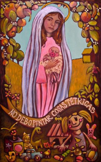 No debo pintar cosas tericas - Claudia Caponi