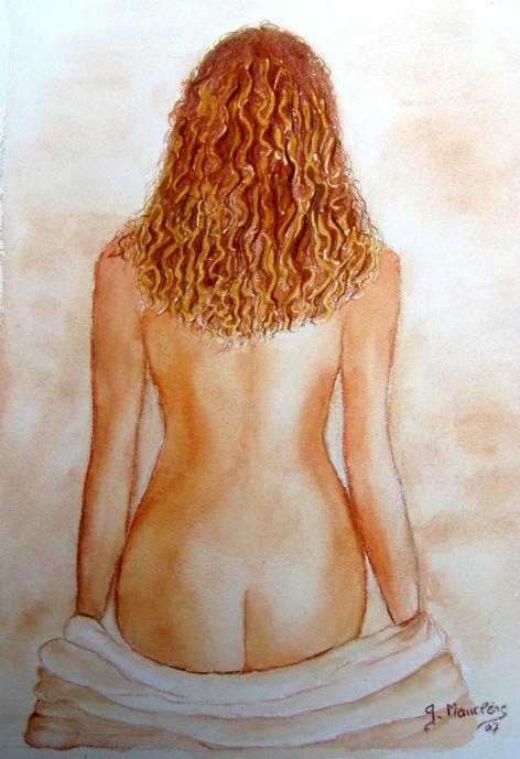 Nu de dos - Germaine Mauclere