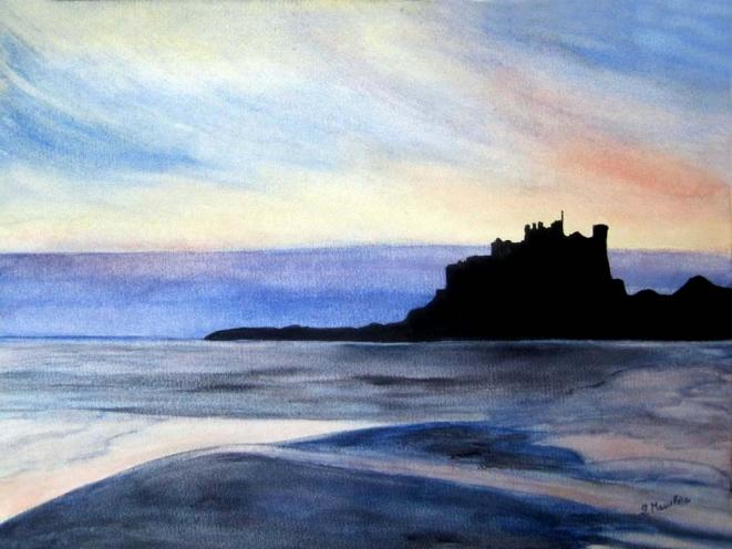 Bamburgh Castel - Germaine Mauclere - Cliquer pour afficher en grand