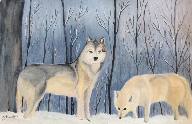 les loups - Germaine Mauclere - Click to enlarge