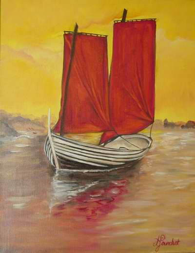 Bateau dore - Angelique Jeannin