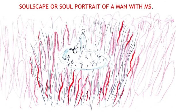 SOULSCAPE OR SOUL PORTRAIT OF A MAN WITH MS. - Ron Atkin - Cliquer pour afficher en grand