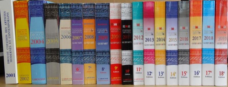 DICTIONNAIRE Drouot cotation/Guid'Arts - Eve Oziol - Cliquer pour afficher en grand