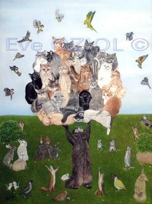 L'arbre à chats - Eve Oziol