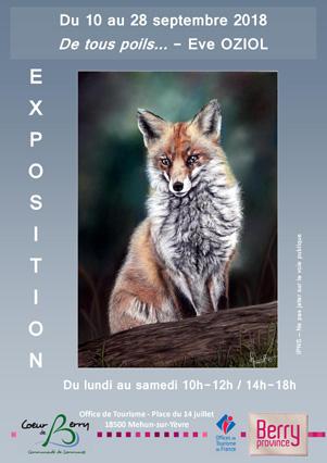 affiche expo perso Mehun - Eve Oziol