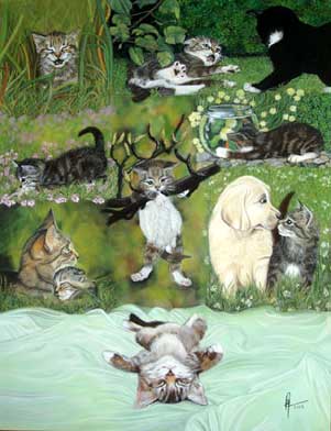 Rêves de chaton - Eve Oziol