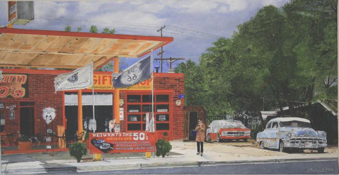 Route 66, Seligman (Arizona) - Jacques Rouveyrol - Cliquer pour afficher en grand