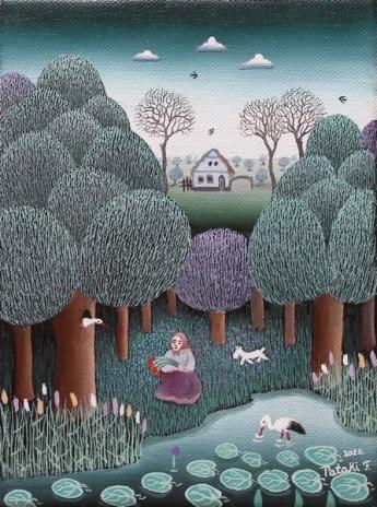 Girl on the shore - Ferenc Pataki