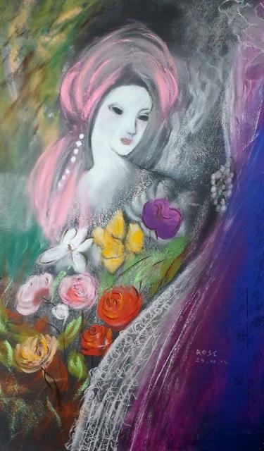 LA DAME AUX FLEURS - Rose Derrien