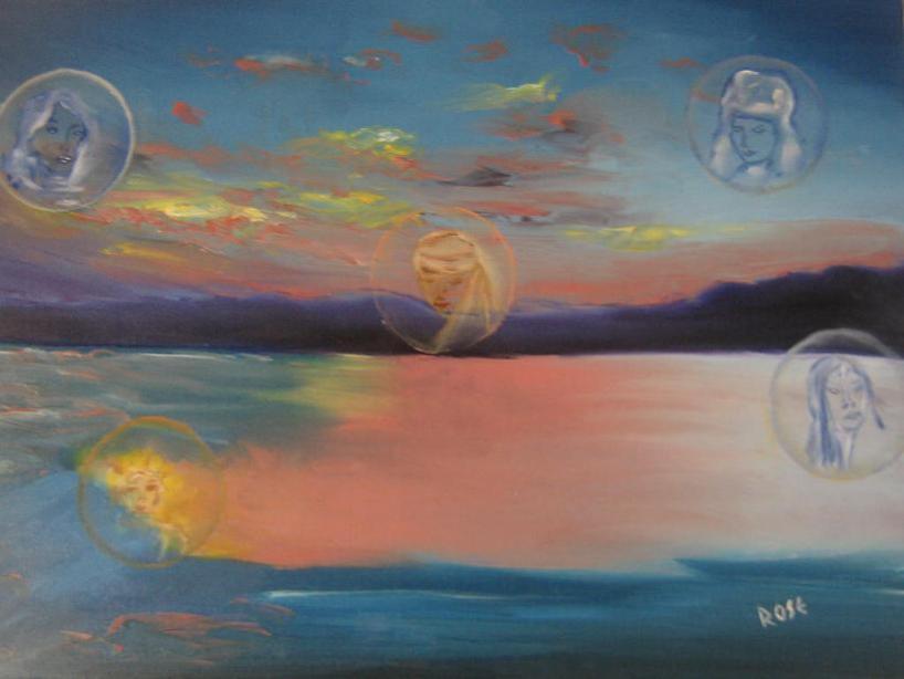 LES 5 CONTINENTS - Rose Derrien - Click to enlarge