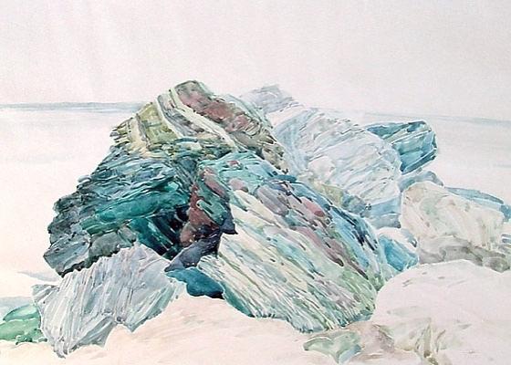 Seascape. Green rocks - Catalin Botezatu
