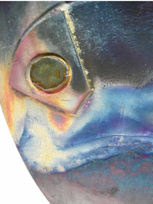 Detail of copper slip effect - Shaun Hall