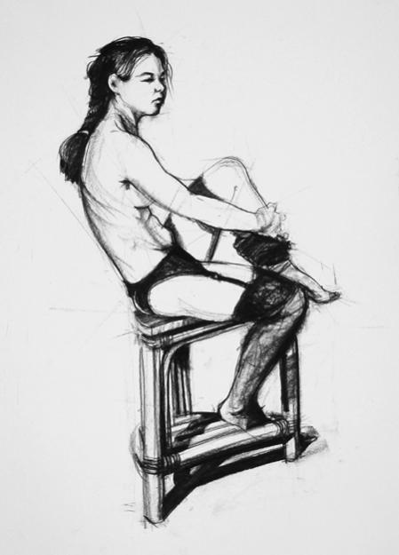 Life Drawing 32 - Dušan Wolczko