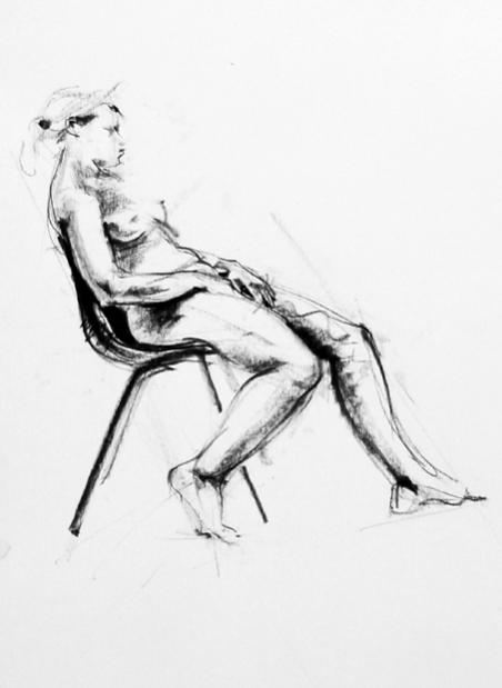 Life Drawing 38 - Dušan Wolczko