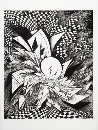 encre sur canson - Spher