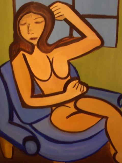 Nude before a window - Ian Malloy