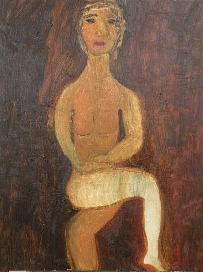 seated nude - Ian Malloy