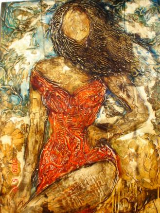 La Femme dans la plage Hommage a CHANEL - Renato Amisy