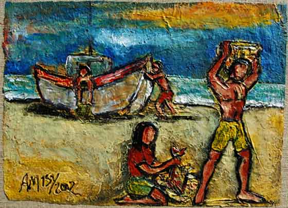 Pêcheurs sur la plage - NORDESTE DU BRESIL - Renato Amisy