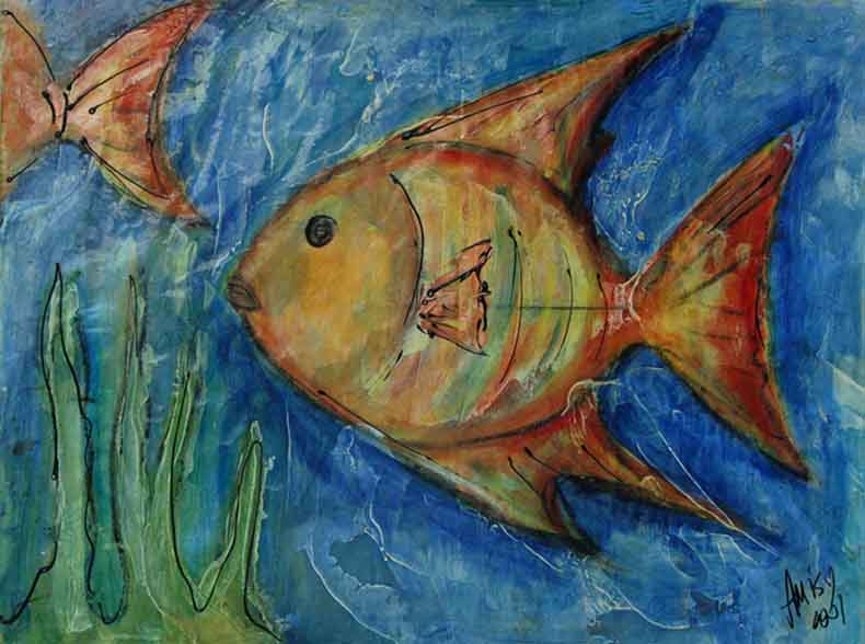 Poissons 5 - Renato Amisy - Cliquer pour afficher en grand