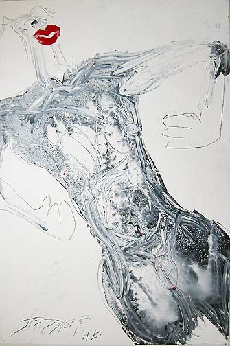 Woman Standing on a Ball - Jessome