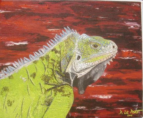 Iguane de St Barth - Patrick Le Port