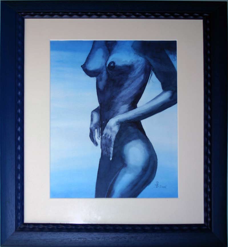 Nu bleu - Serge Bernard - Click to enlarge