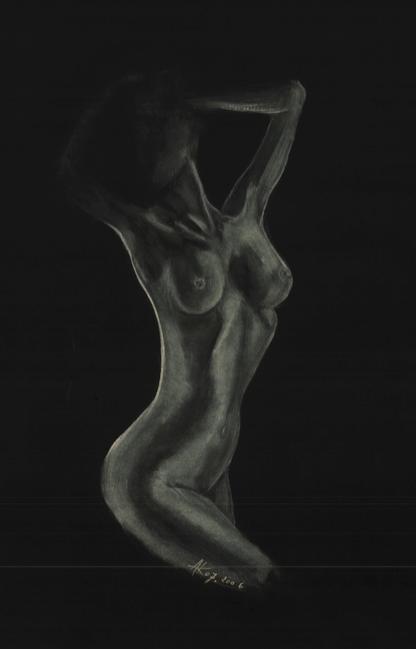 Inconnue nue. - Annick Terwagne