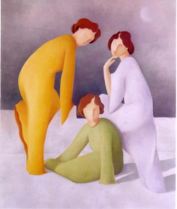 TRES MUJERES - Mercedes Garcia Bravo - Cliquer pour afficher en grand