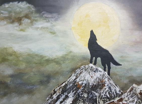 Loup dans la brume - Claude BONNÎN