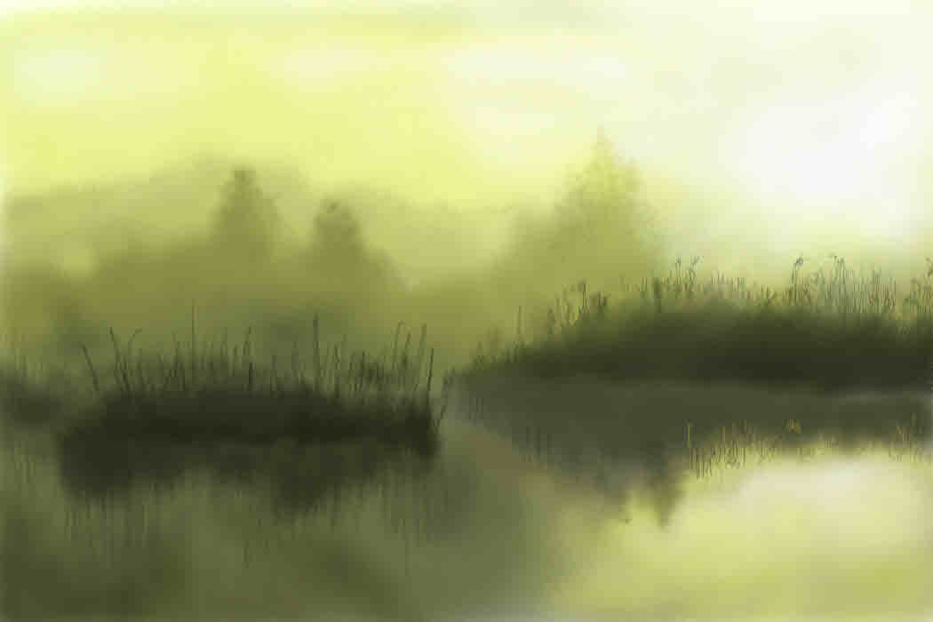 Soleil et brume - Claude BONNÎN - Click to enlarge