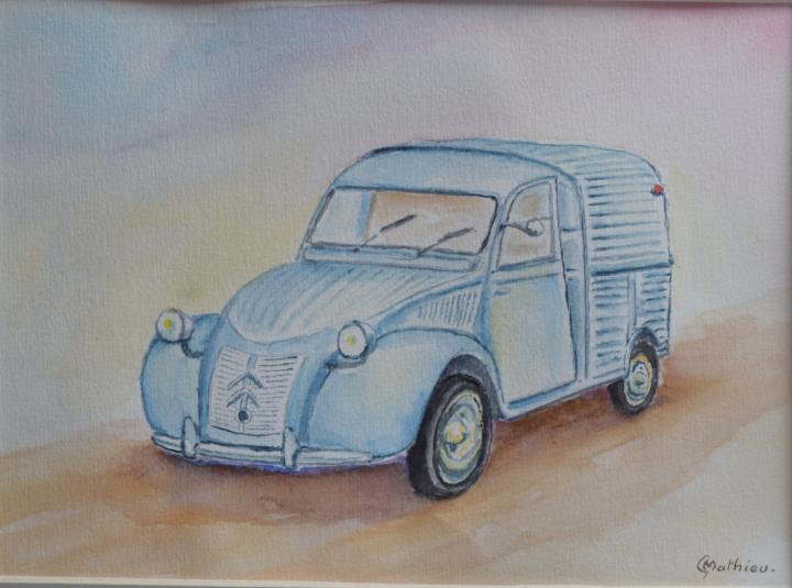 Camionette - Georges Mathieu - Cliquer pour afficher en grand